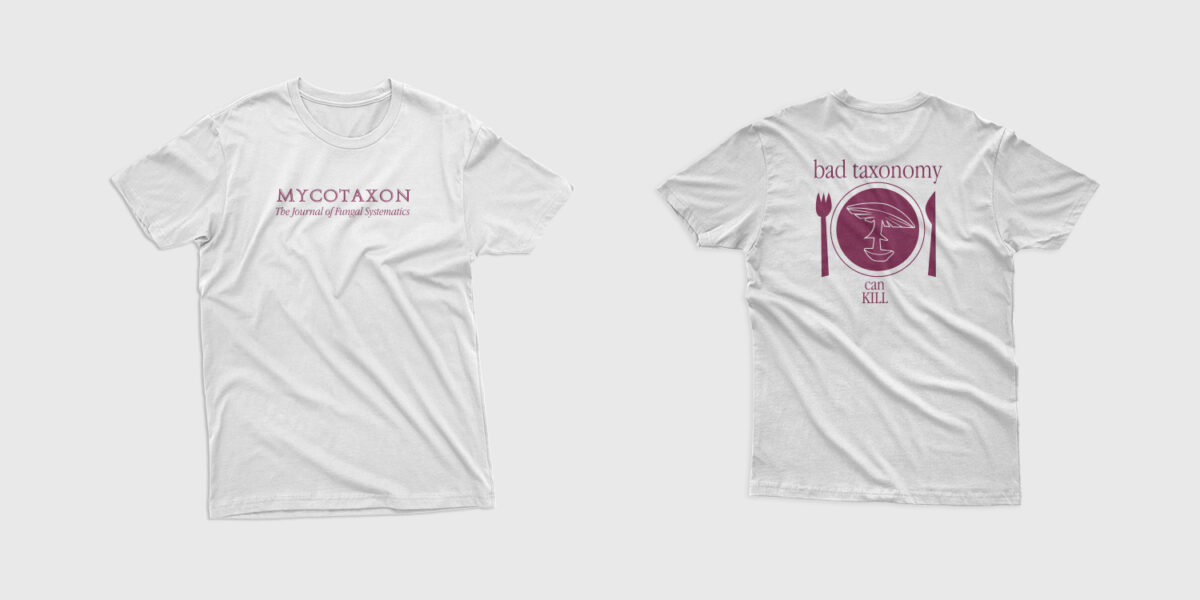 Mycotaxon "Bad Taxonomy Can Kill" T-Shirt