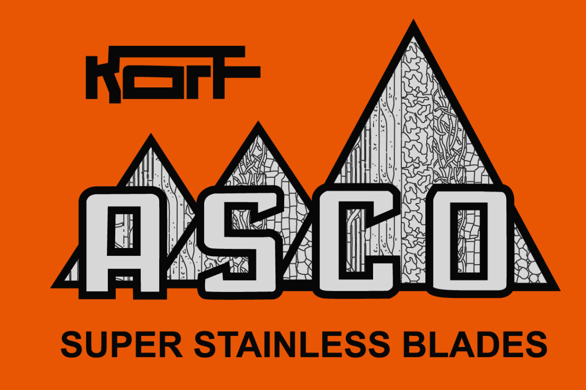Korf ASCO Razor Blades Excipular Textura Sticker