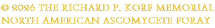 © 2026 The Richard P. Korf Memorial North American Ascomycete Foray